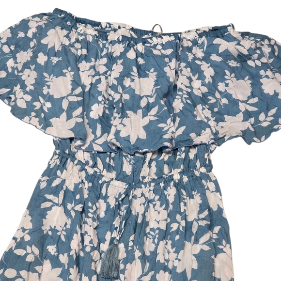 TIARE HAWAII MALDIVES FLORAL STRAPLESS MAXI DRESS O/S - Picture 6 of 10